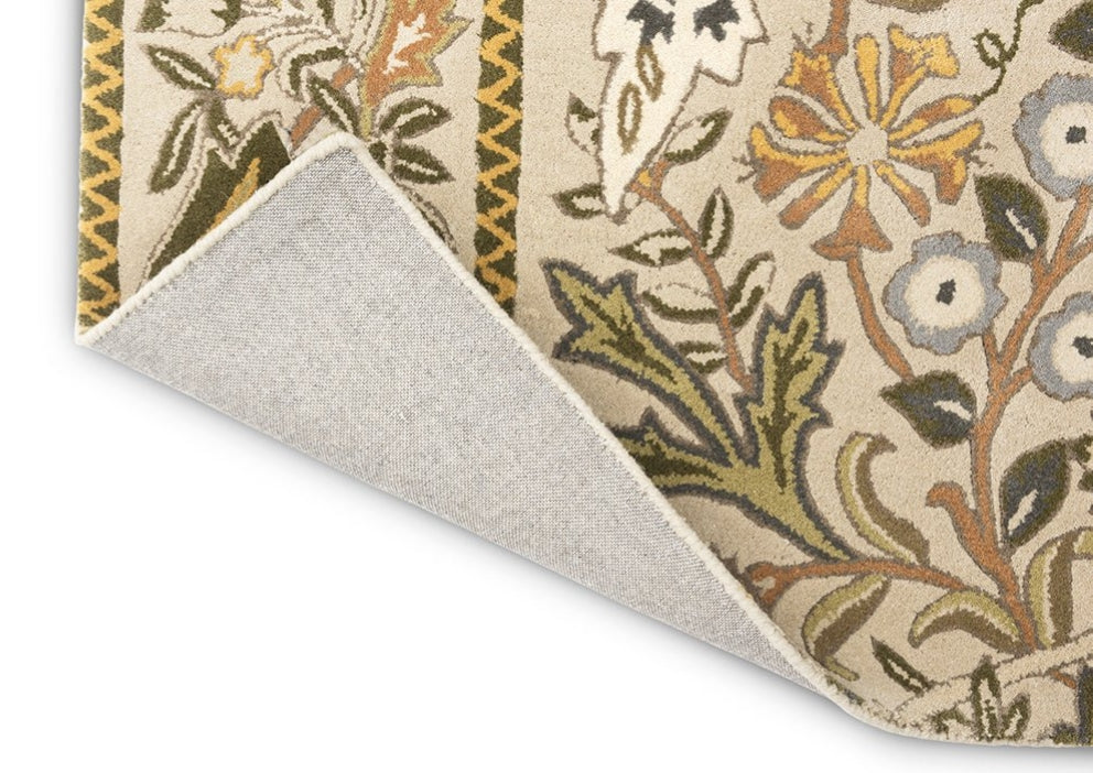 Stunning Vitara Handmade Tufted Wool Carpet - Corner