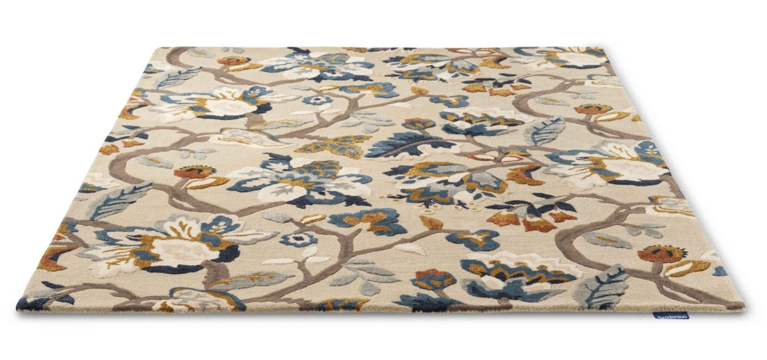 Ciaz Fronxed Handmade Tufted Wool Carpet - Floorshot