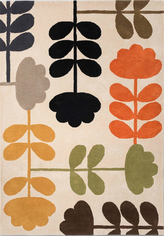 Stem-Cut Alpha Handmade Tufted Wool Carpet - Headshot