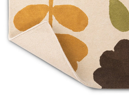 Stem-Cut Alpha Handmade Tufted Wool Carpet - Corner