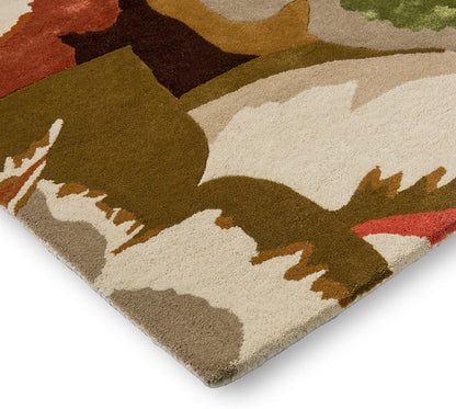 Herlequin Brazilian Handmade Tufted Wool Carpet - Corner