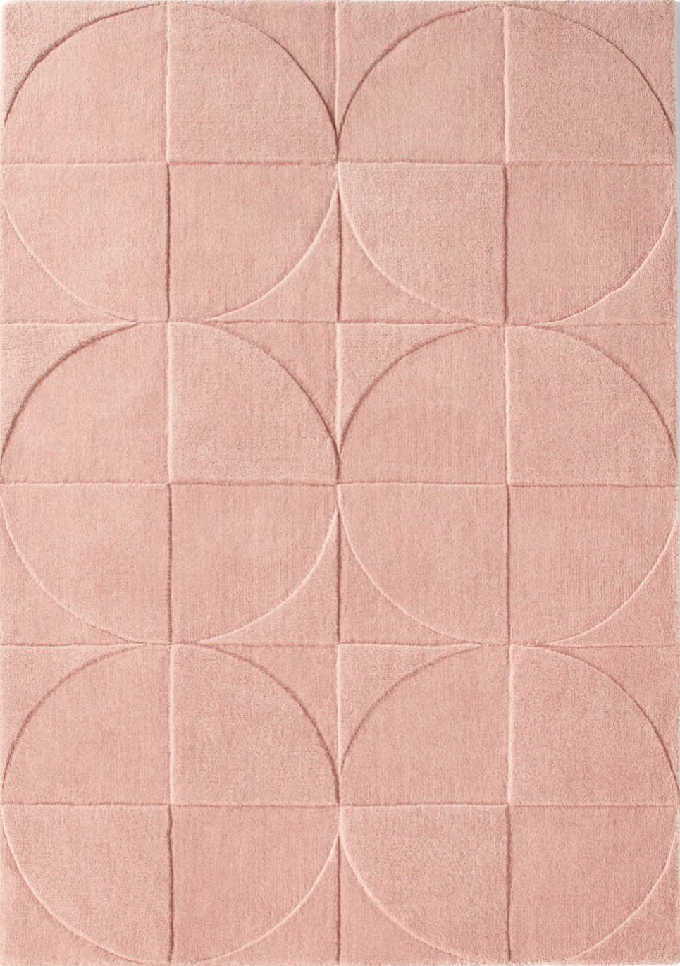 Origin Blushes Handmade Tufted Wool Carpet - Headshot