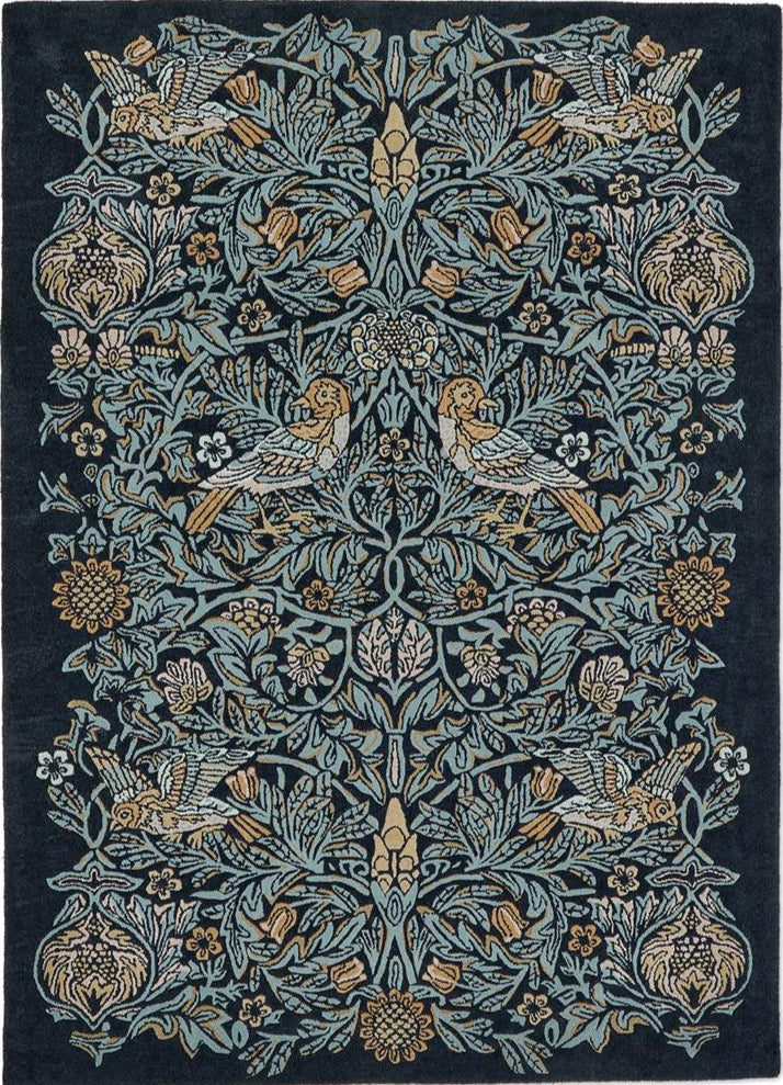 Herman Dawn Birds Handmade Tufted Wool Carpet - Headshot