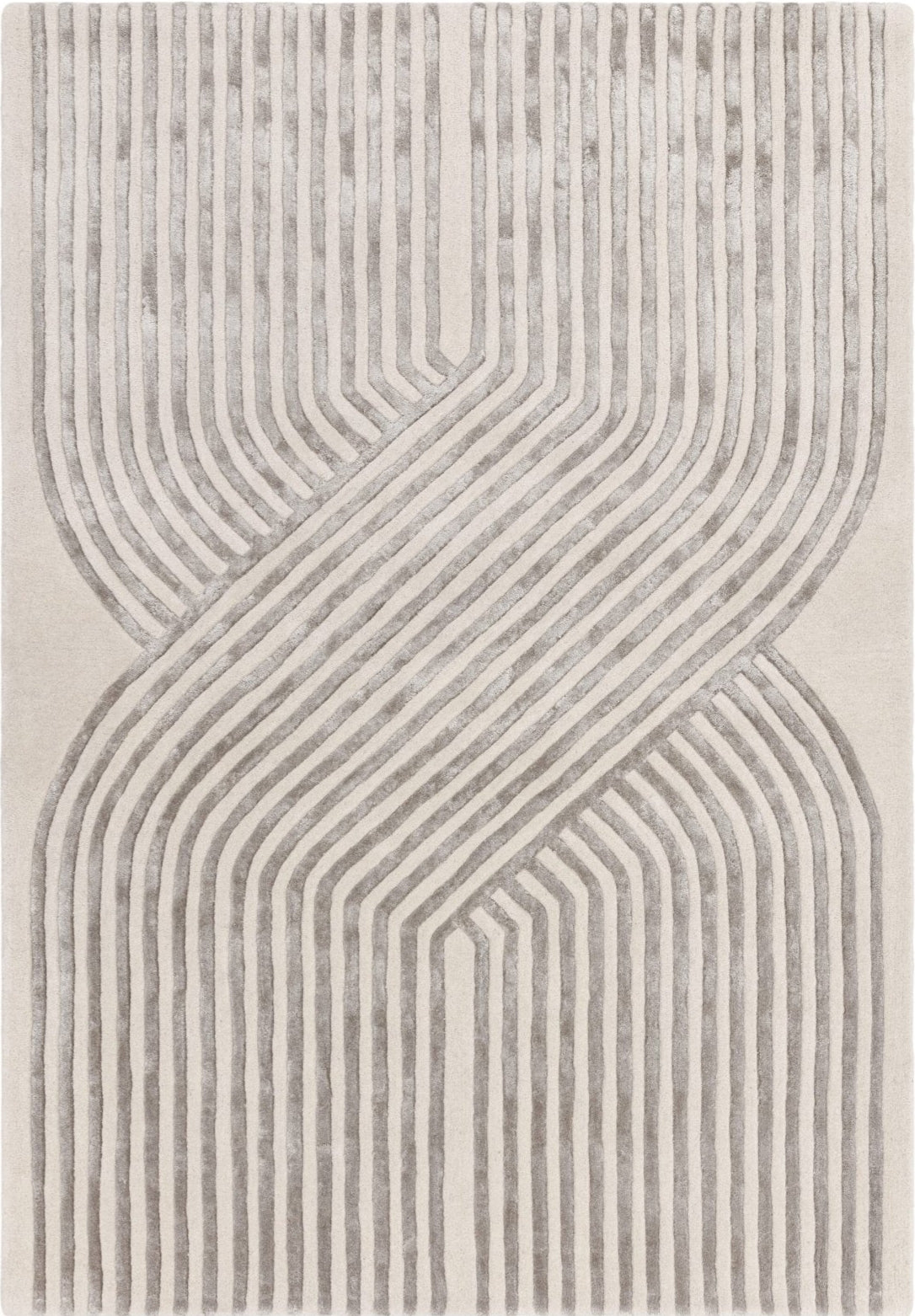 Asiatic Viscose Handmade Tufted Wool Carpet - Headshot 