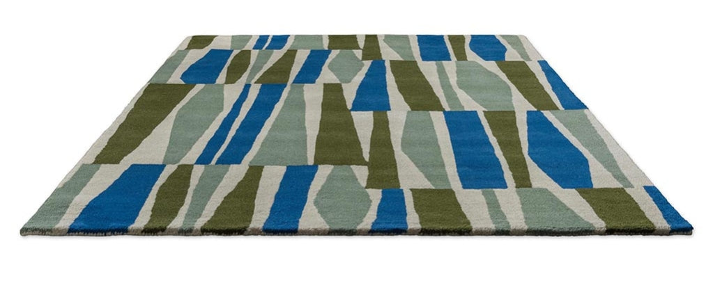 Huberto Striped Handmade Tufted Wool Carpet - Floorshot