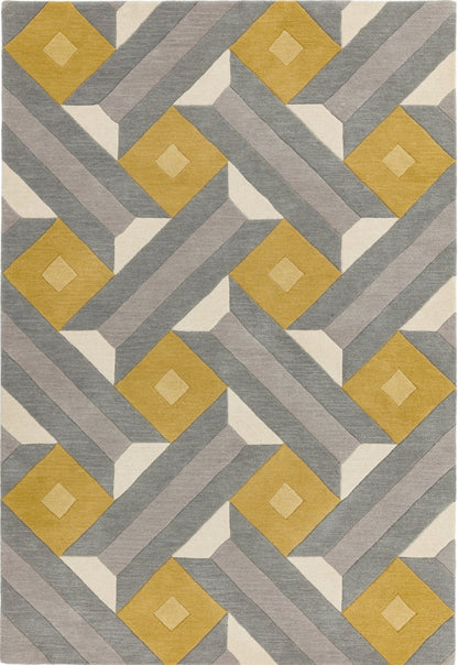 Mosaic Delta Handmade Tufted Wool Carpet - Headshot