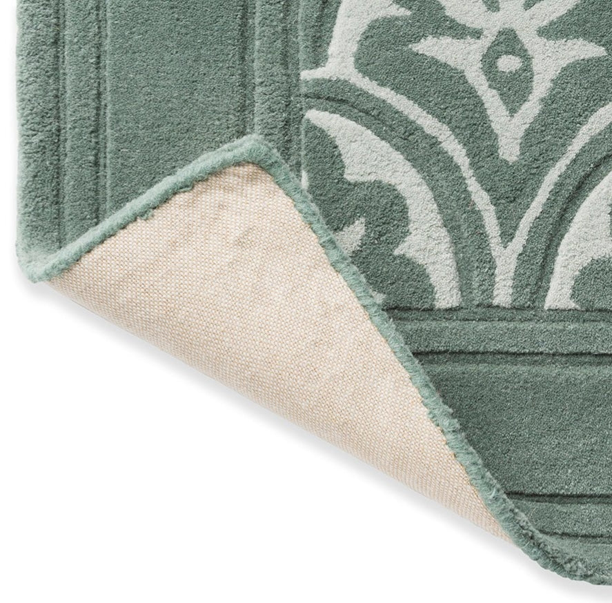Rise & Fall Handmade Tufted Wool Carpet - Corner