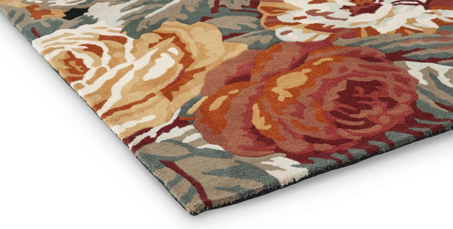 Wonderland Kopiko Handmade Tufted Wool Carpet - Corner