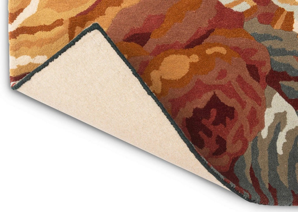 Wonderland Kopiko Handmade Tufted Wool Carpet - Corner