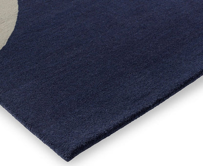 Humsafar Regal Handmade Tufted Wool Carpet - Corner