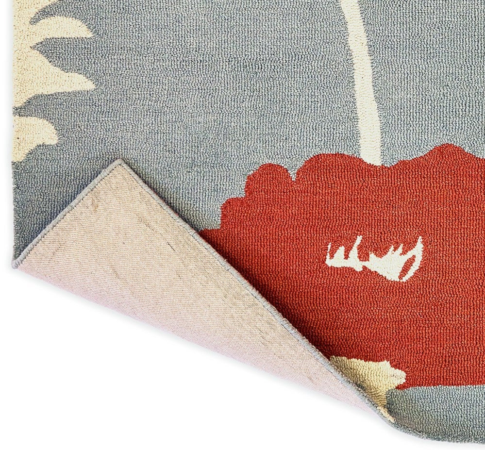 Kinsley Korean Handmade Tufted Wool Carpet - Corner