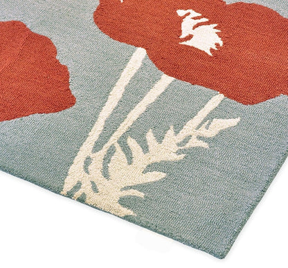 Kinsley Korean Handmade Tufted Wool Carpet - Corner