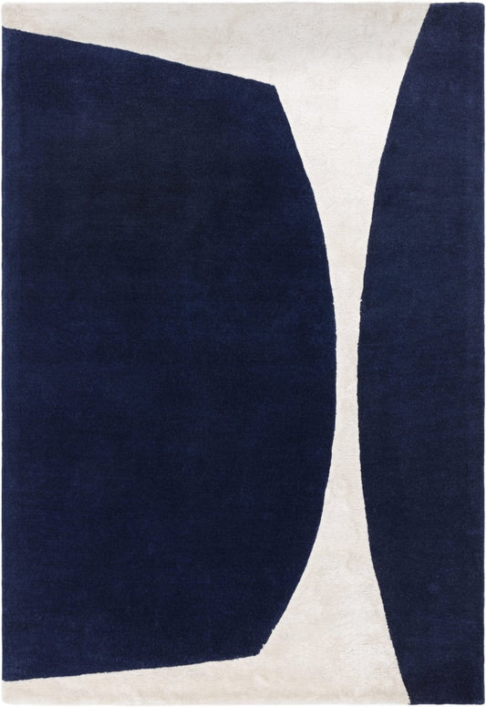 Indigo Signature Handmade Tufted Wool Carpet - Headshot