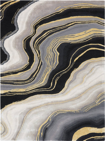 Italian Linen Handmade Tufted Wool Carpet - Headshot