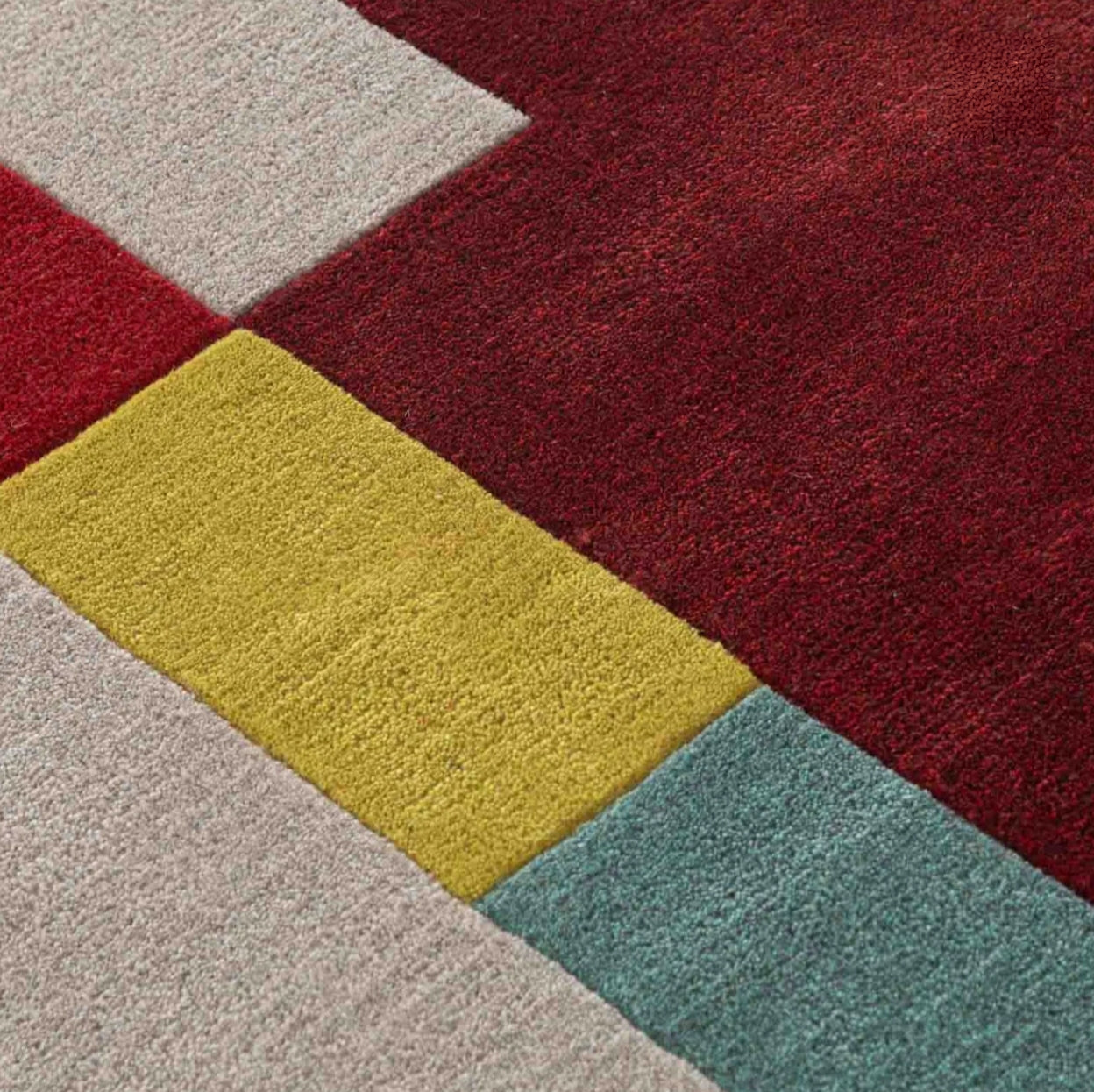 Sunray Gold Handmade Tufted Wool Carpet
