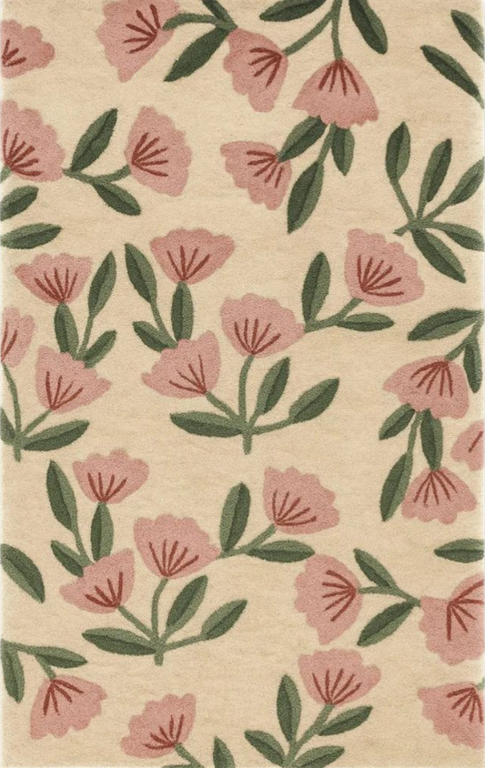 Vivid Twilight Handmade Tufted Wool Carpet