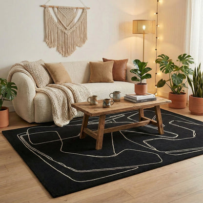 Caldera Dusk Handmade Tufted Wool Carpet