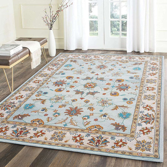 Frosted Span Handmade Tufted Wool Carpet