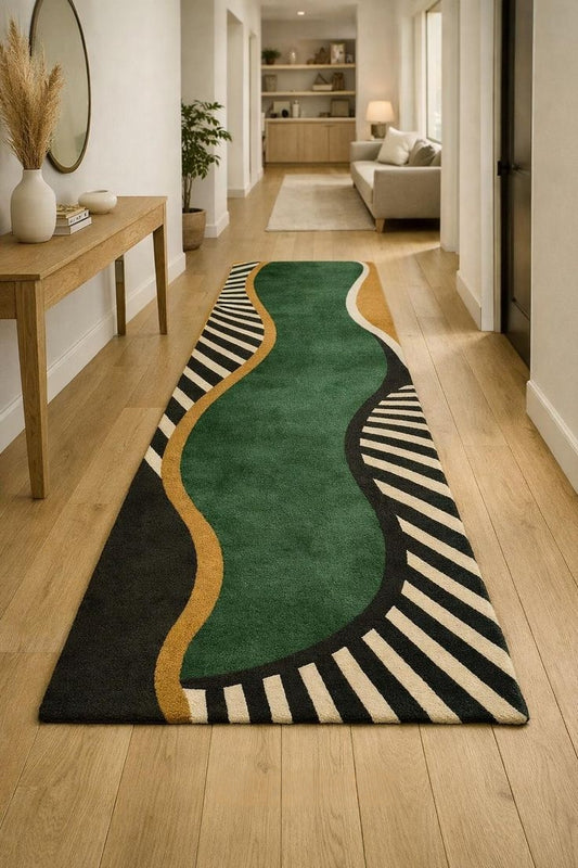 Romeo Hunter Handmade Tufted Runner Wool Carpet