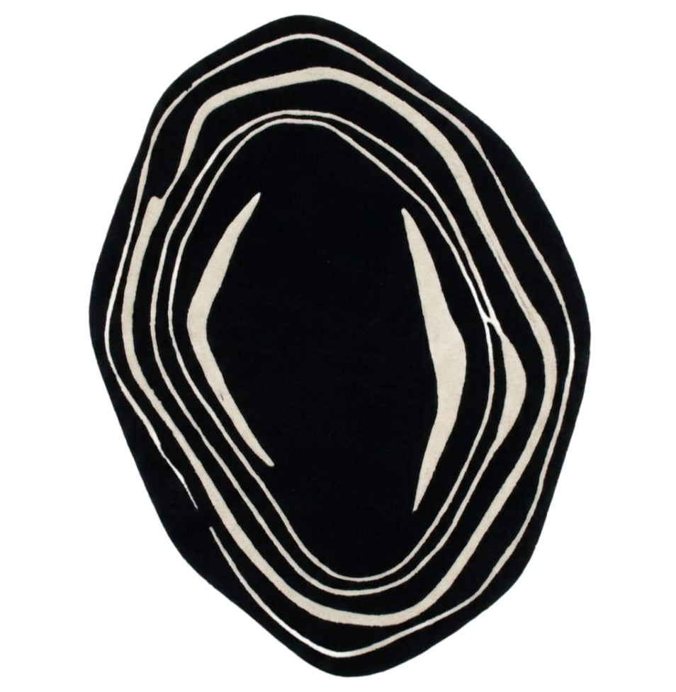 Western Gutour Handmade Tufted Irregular Shaped Wool Carpet
