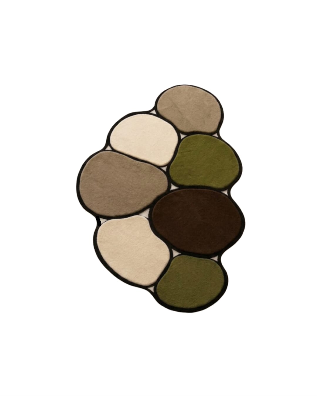 Sinetic Crysta Handmade Tufted Irregular Shaped Wool Carpet