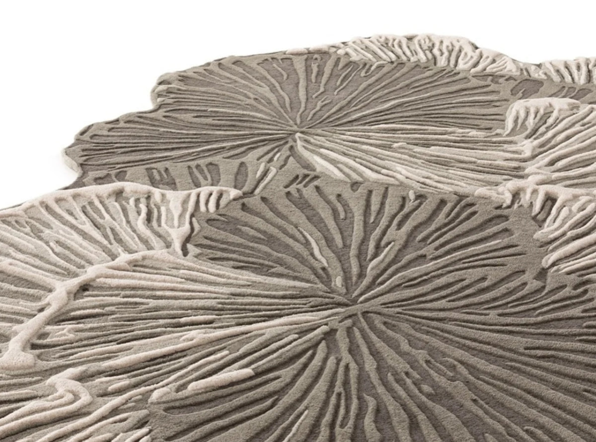 Duke Melody Handmade Tufted Irregular Shaped Wool Carpet