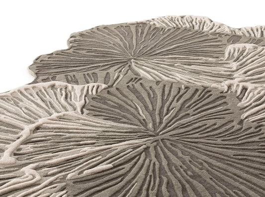 Duke Melody Handmade Tufted Irregular Shaped Wool Carpet