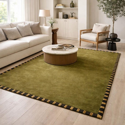 Hunter Smoke Handmade Tufted Wool Carpet