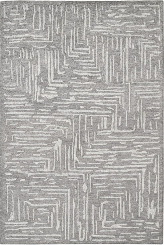 Maple Spiral Handmade Tufted Wool Carpet