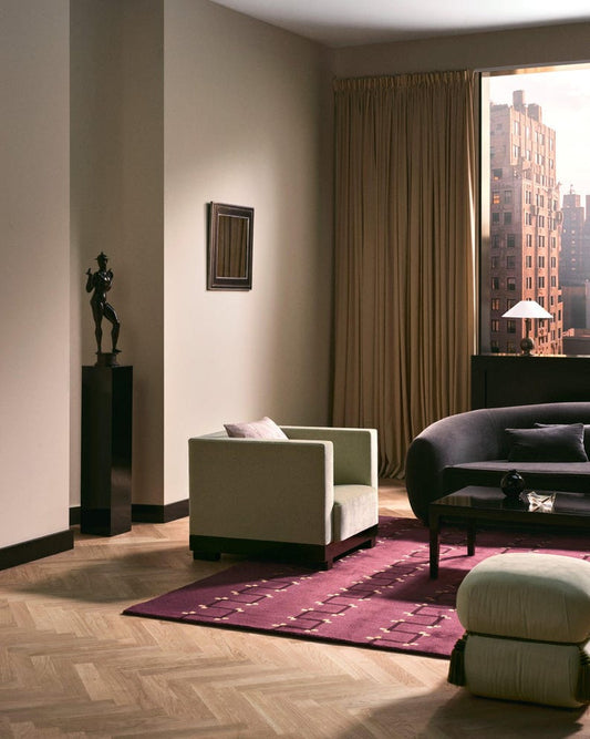 Hudson Charcoal Handmade Tufted Wool Carpet