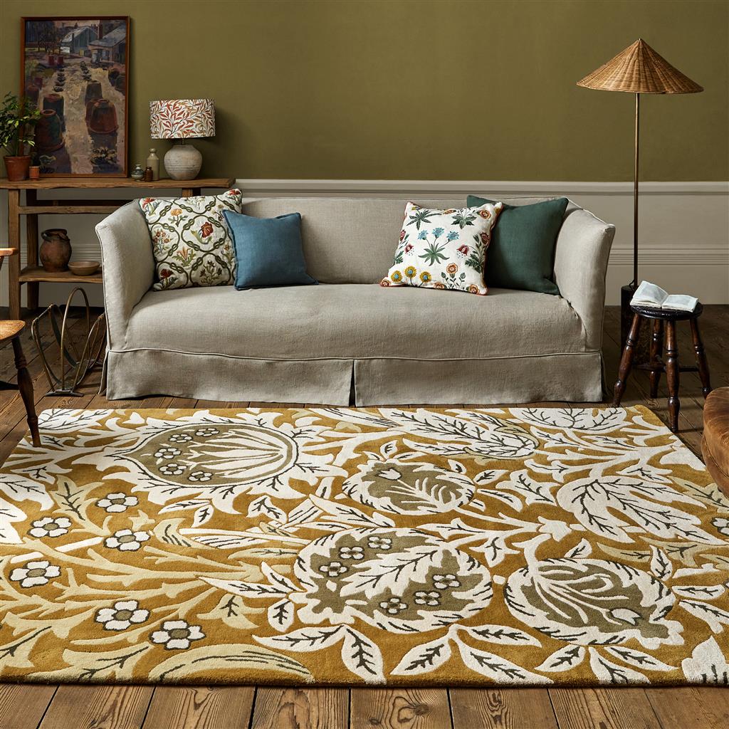 Morris Elmcote Handmade Tufted Wool Carpet - Floorshot