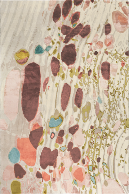 Oyster Stucco Handmade Tufted Wool Carpet - Headshot