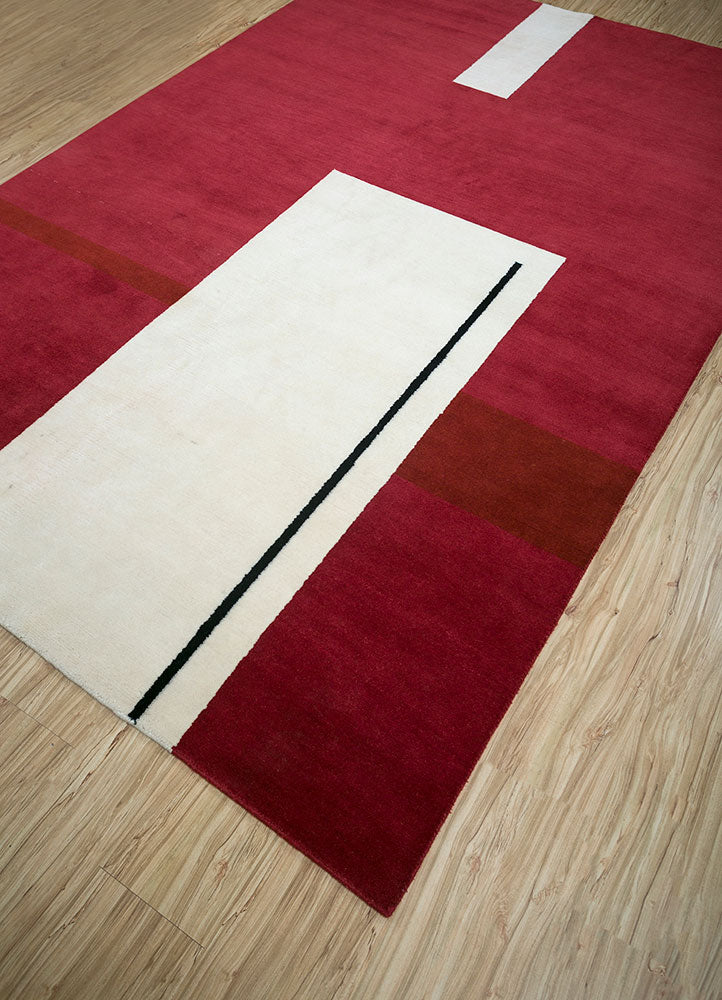 Ocean Frame Handmade Tufted Wool Carpet