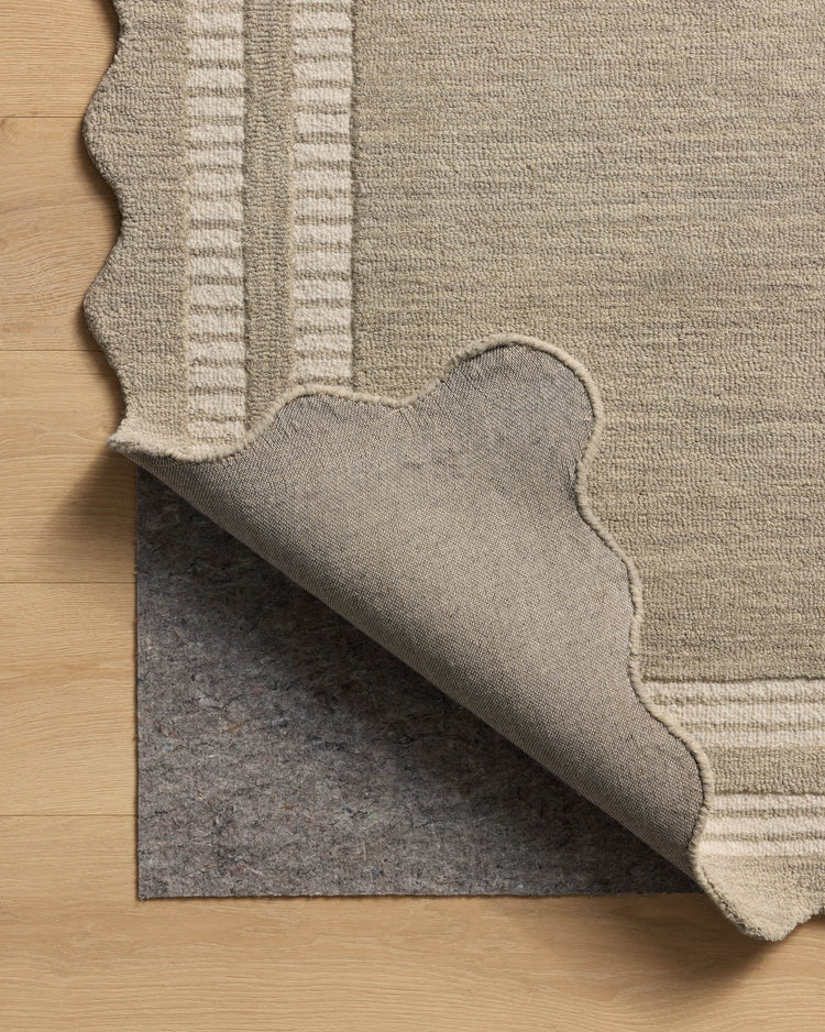 Nestar Tapestry Handmade Tufted Irregular Shaped Wool Carpet