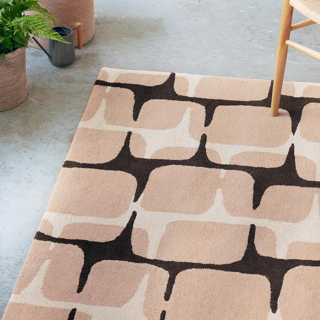 Scion Going Lohko Handmade Tufted Wool Carpet - Corner