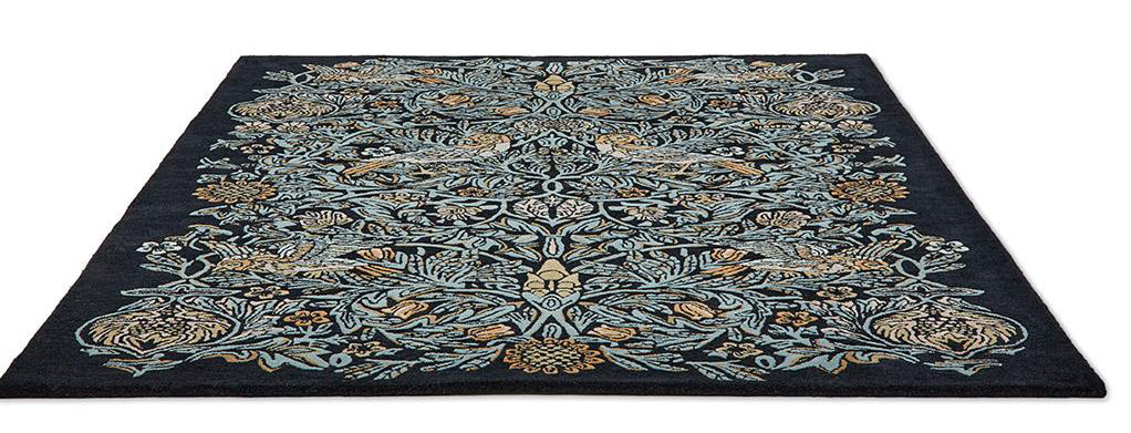 Herman Dawn Birds Handmade Tufted Wool Carpet - Floorshot