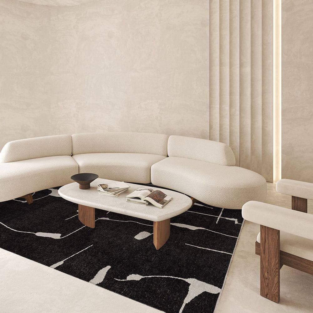 Mallino Beigestyle Handmade Tufted Wool Carpet - Floorshot