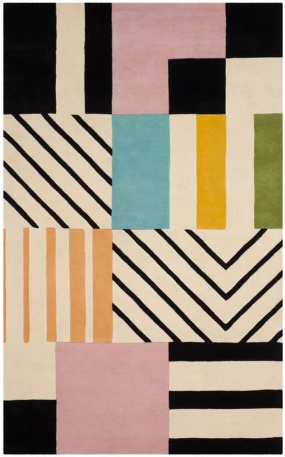 Pearl Spark Handmade Tufted Wool Carpet - Headshot