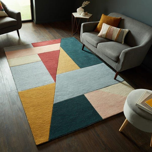 Cocoa Haze Handmade Tufted Wool Carpet - Floorshot