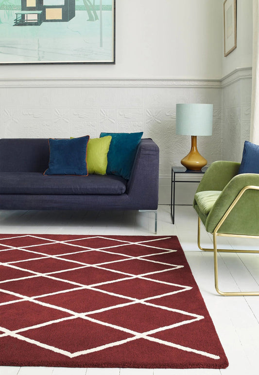 Arch Path Handmade Tufted Wool Carpet - Floorshot