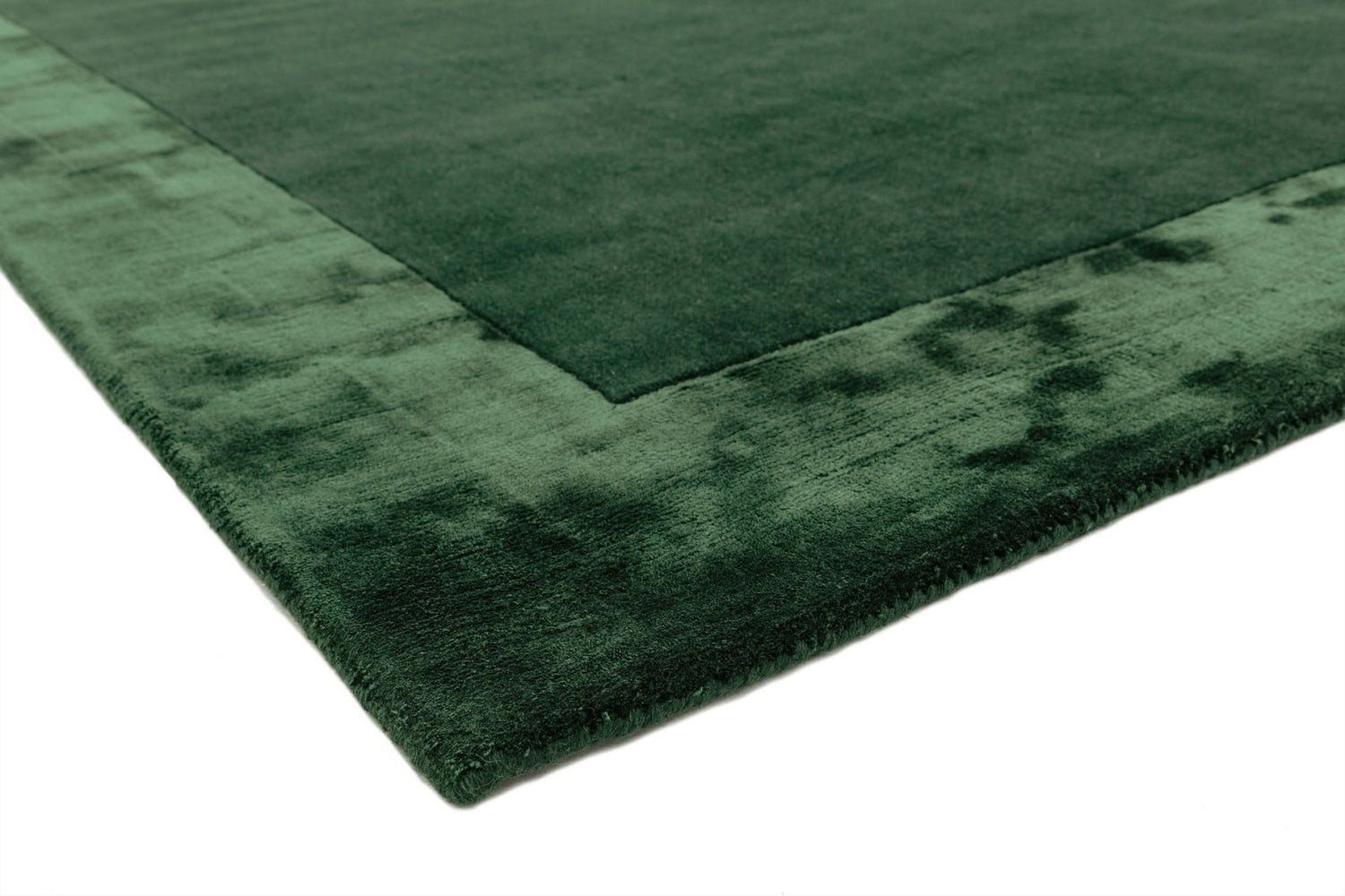 Cinnamon Rigid Handmade Tufted Wool Carpet - Corner