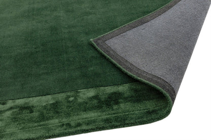 Cinnamon Rigid Handmade Tufted Wool Carpet - Corner