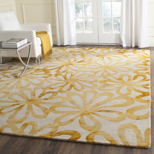Charm Snow Handmade Tufted Wool Carpet - Floorshot