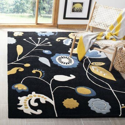 Step Ember Handmade Tufted Wool Carpet - Floorshot
