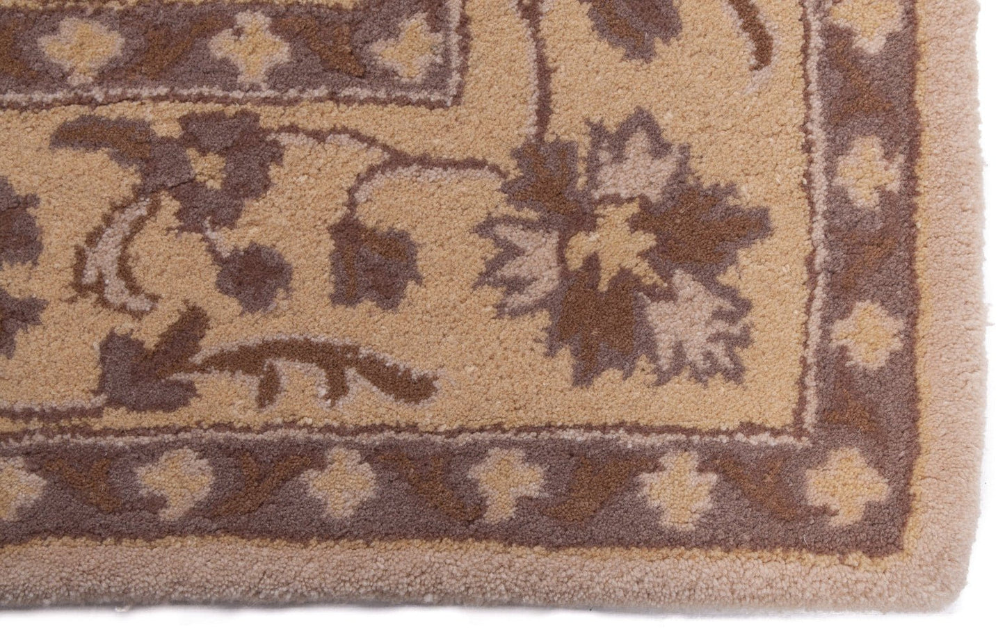 Ashley Thunder Handmade Tufted Wool Carpet - Corner