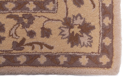 Ashley Thunder Handmade Tufted Wool Carpet - Corner