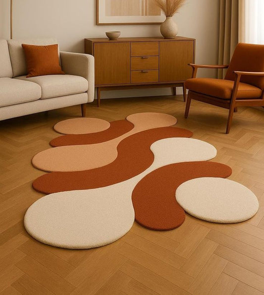 Bimashakti Xtreme Handmade Tufted Irregular Shaped Wool Carpet