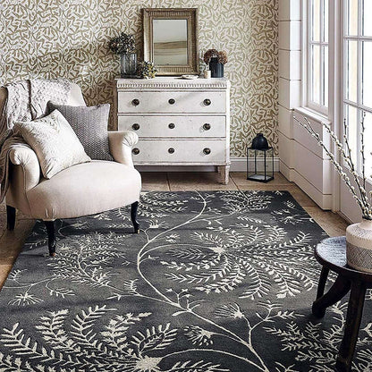 Sanderstone Mapper Handmade Tufted Wool Carpet - Floorshot