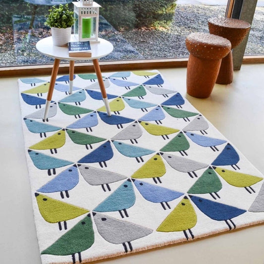 Bluster Peek Handmade Tufted Wool Carpet - Floorshot
