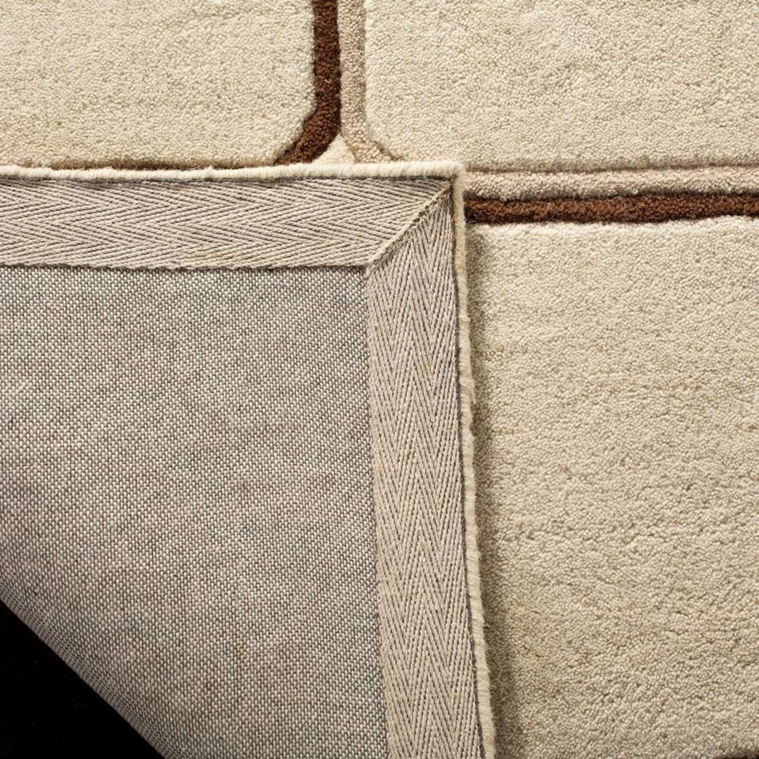 Premium Haze Handmade Tufted Wool Carpet - Corner